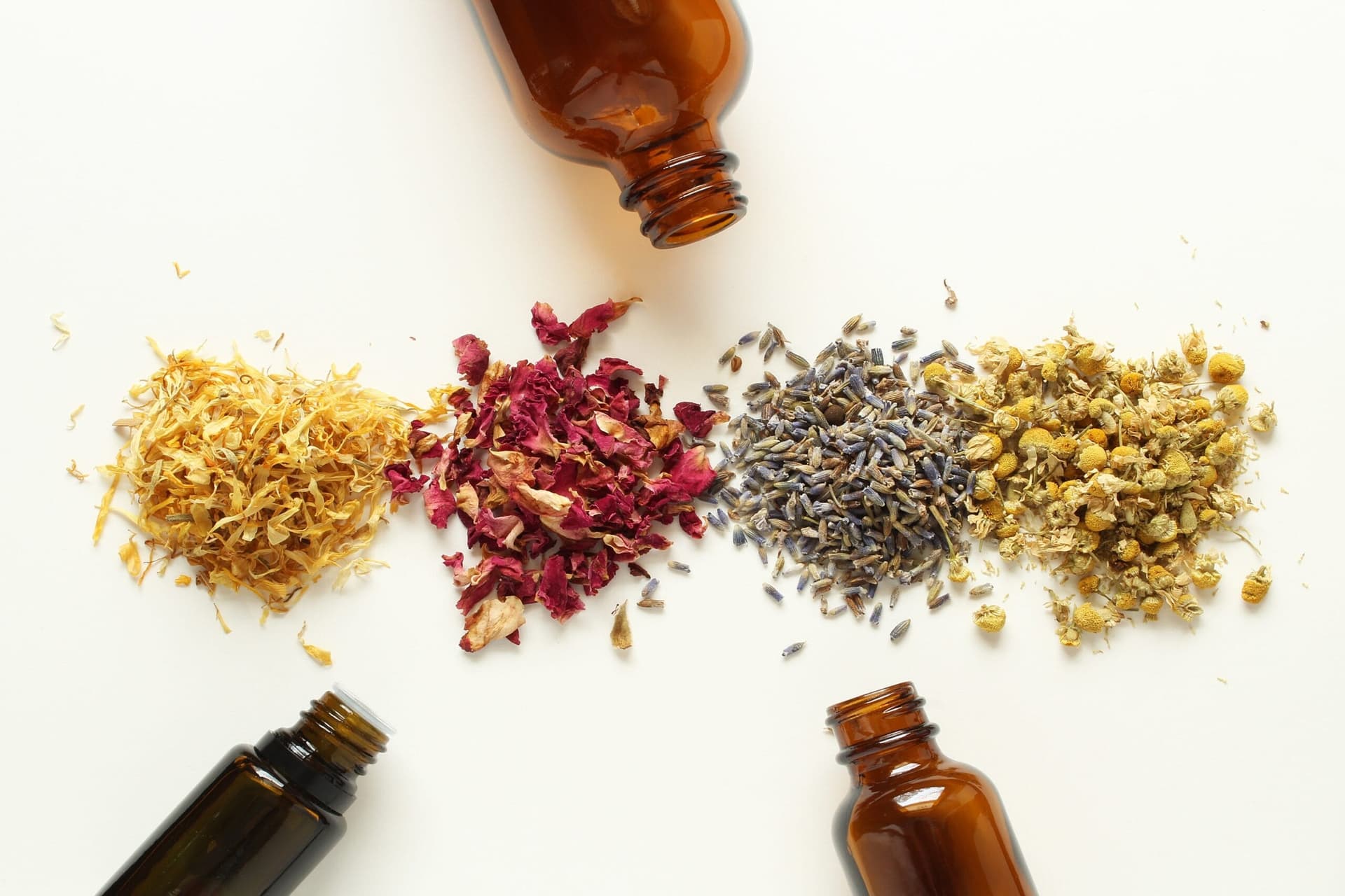 herbs and dried flowers category page